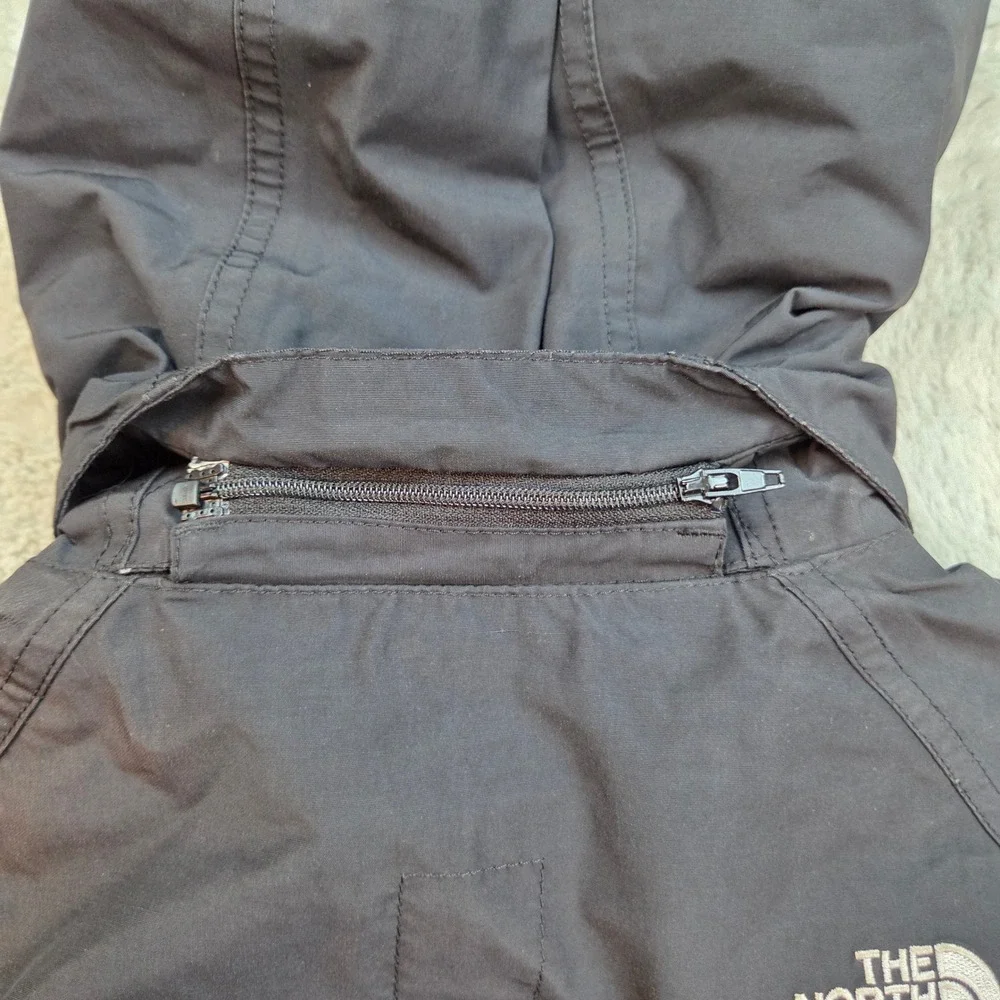The North Face HyVent Hooded Parka Jacket Womens XS Utility Pocket Outdoor Black